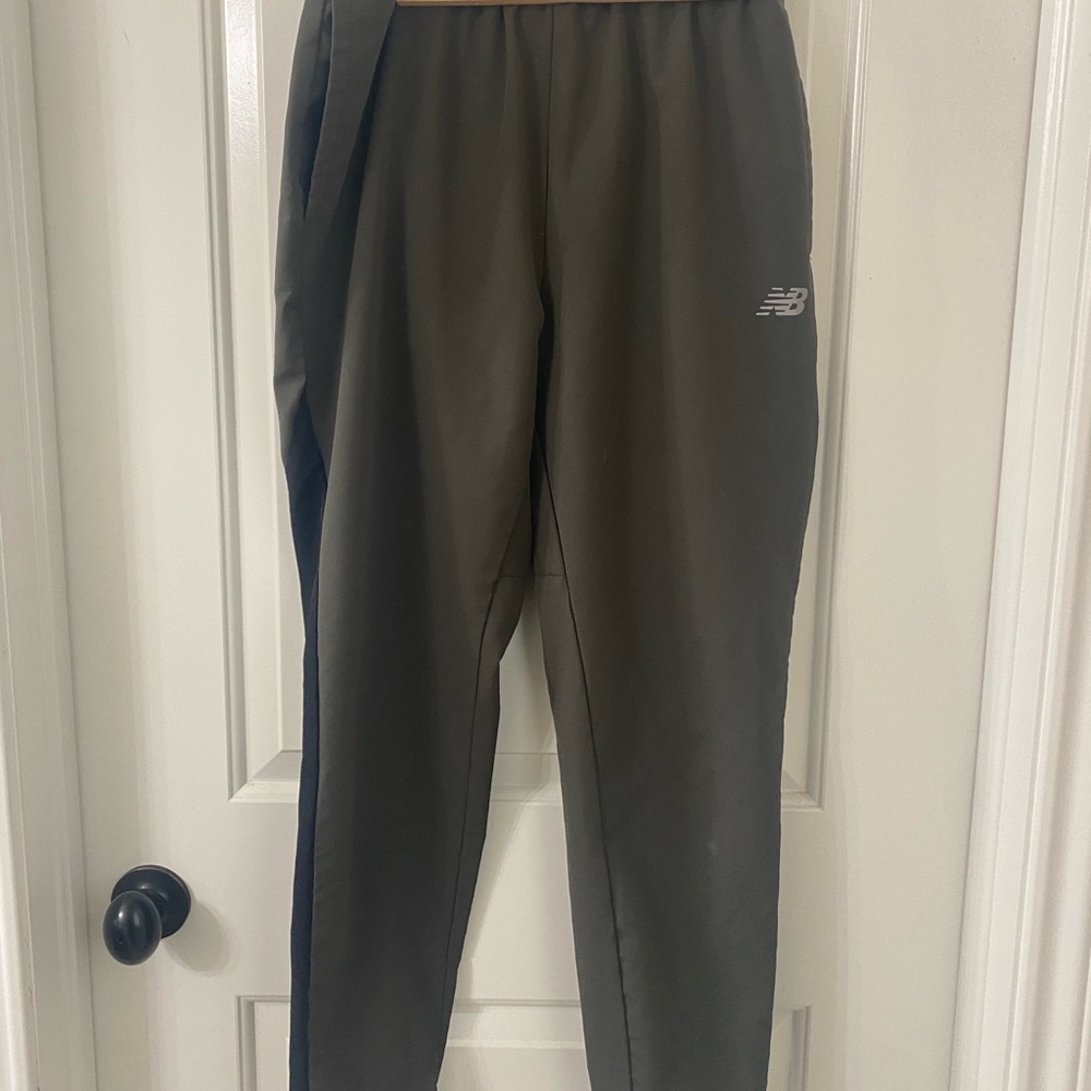 New Balance Olive/Charcoal Athletic Pants